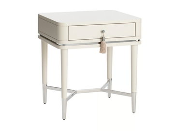 CRIS - Rectangular wooden bedside table with drawers by Casa Magna - view 3